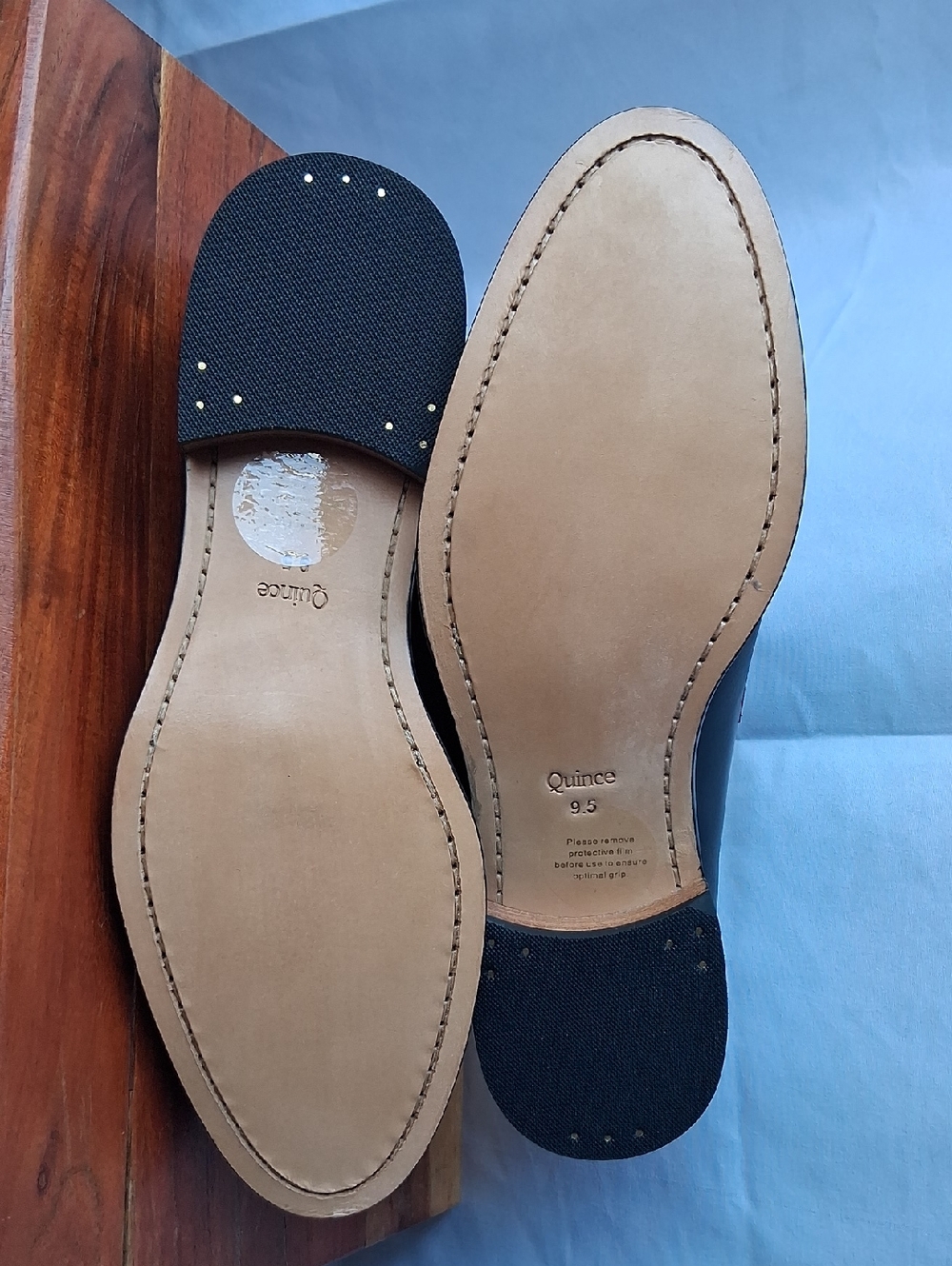 Quince Calfskin Leather Penny Loafer Black 9.5 - Picture 6 of 11